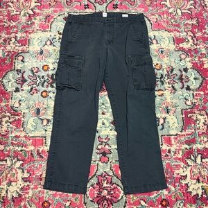 GAP Essential Straight Black Cargo Pants Men’s 36 x 32